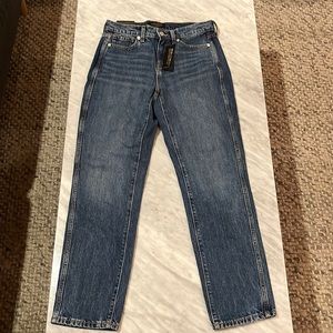 Banana Republic High rise Straight Ankle length jeans- Medium wash- NWT!!